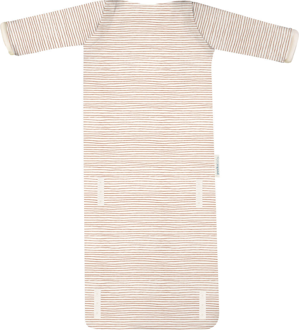 Puckababy Slaapzak The Bag 4 Seasons - 6 M/2.5 Y | 100 CM | Hazel stripes