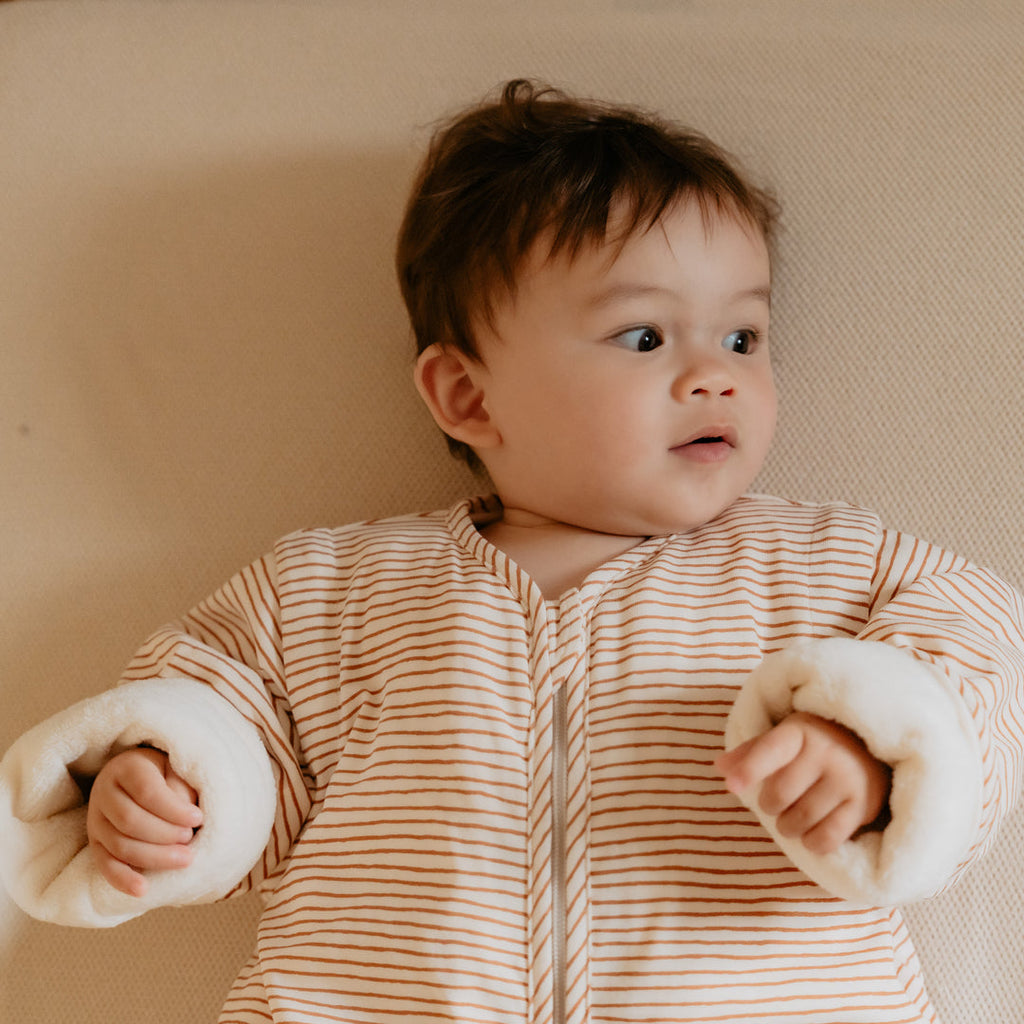 Puckababy Slaapzak The Bag 4 Seasons - 6 M/2.5 Y | 100 CM | Hazel stripes