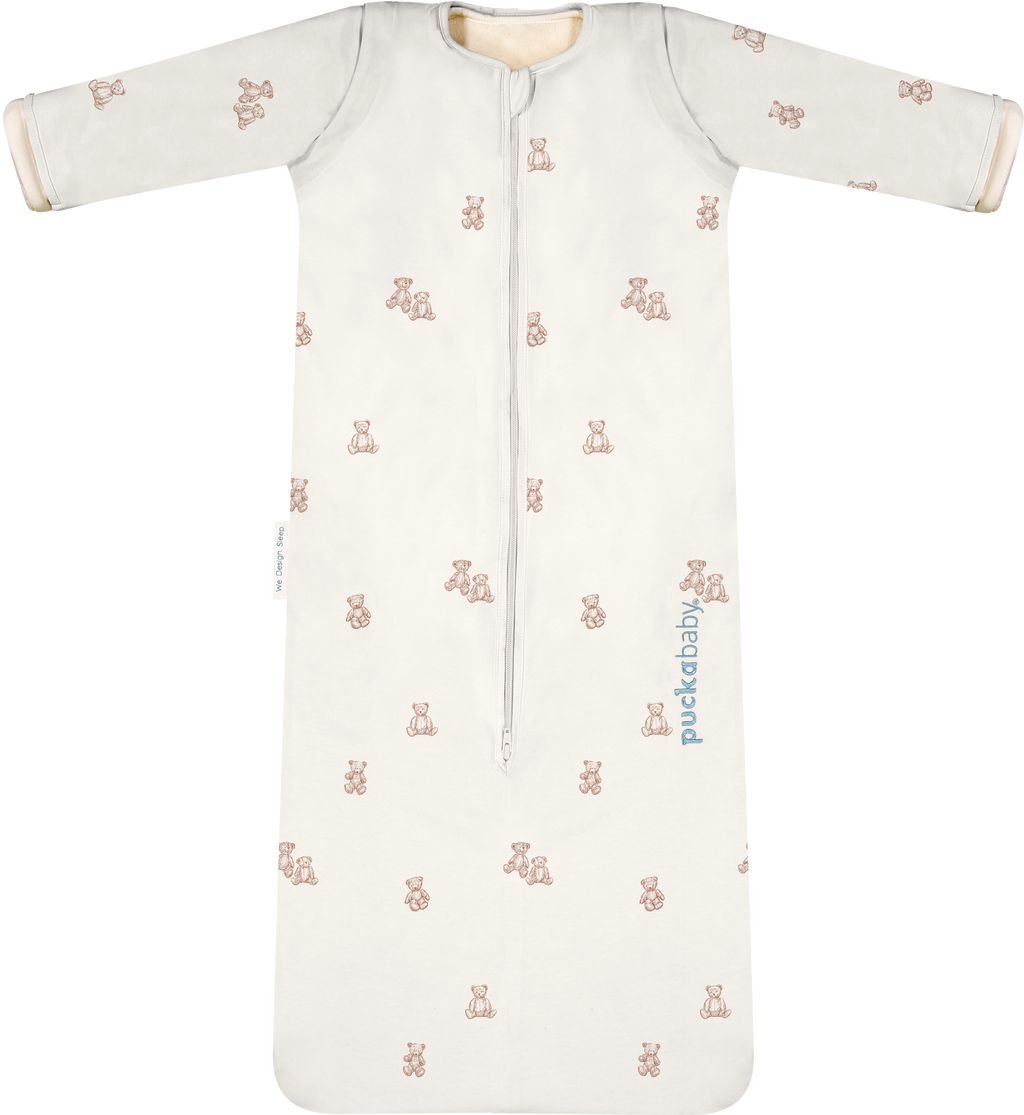Puckababy Slaapzak The Bag 4 Seasons - 6 M/2.5 Y | 100 CM | Teddy Bears
