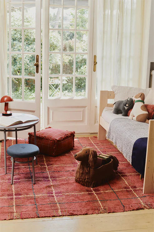 Lorena Canals Pouffe | Mapple Red