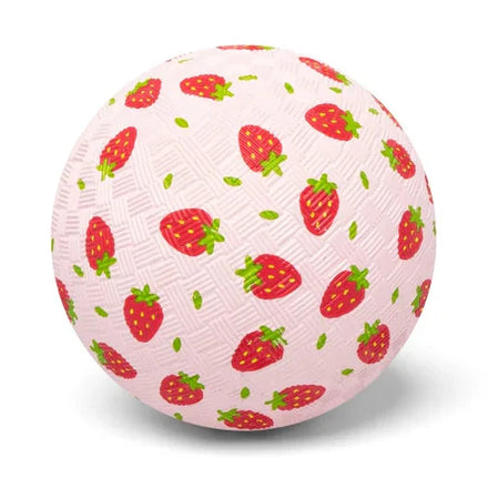 Little L Rubber Bal 18cm | Aardbeien