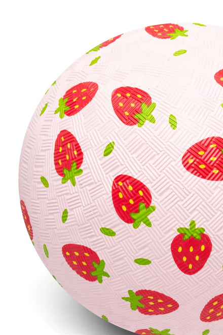 Little L Rubber Bal 18cm | Aardbeien