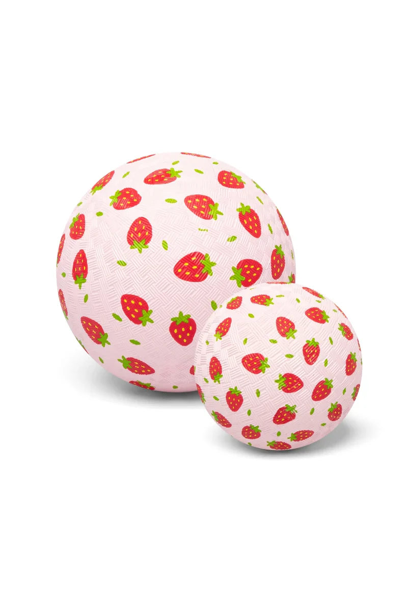Little L Rubber Bal 13cm | Aardbeien