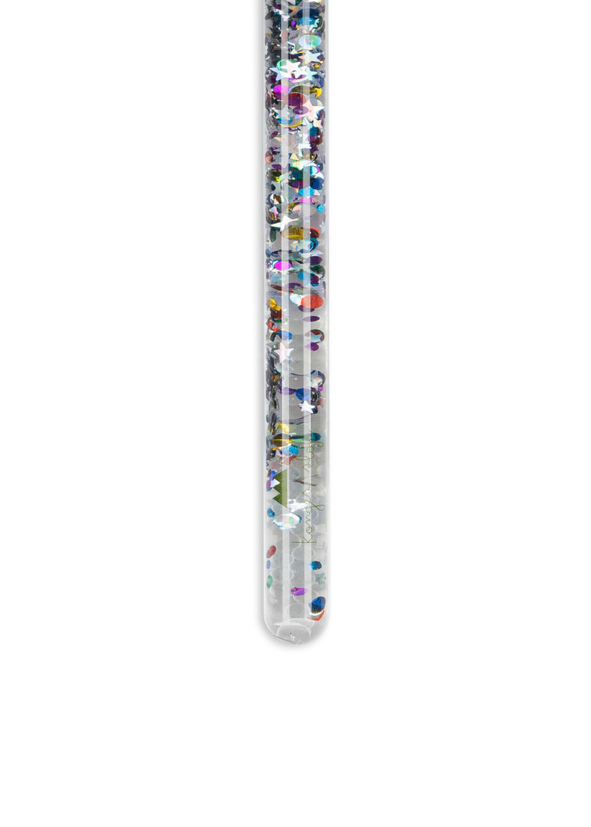 Konges Sløjd Toverstaf Magical Glitter Wand Star Glitter, tweede productfoto op witte achtergrond