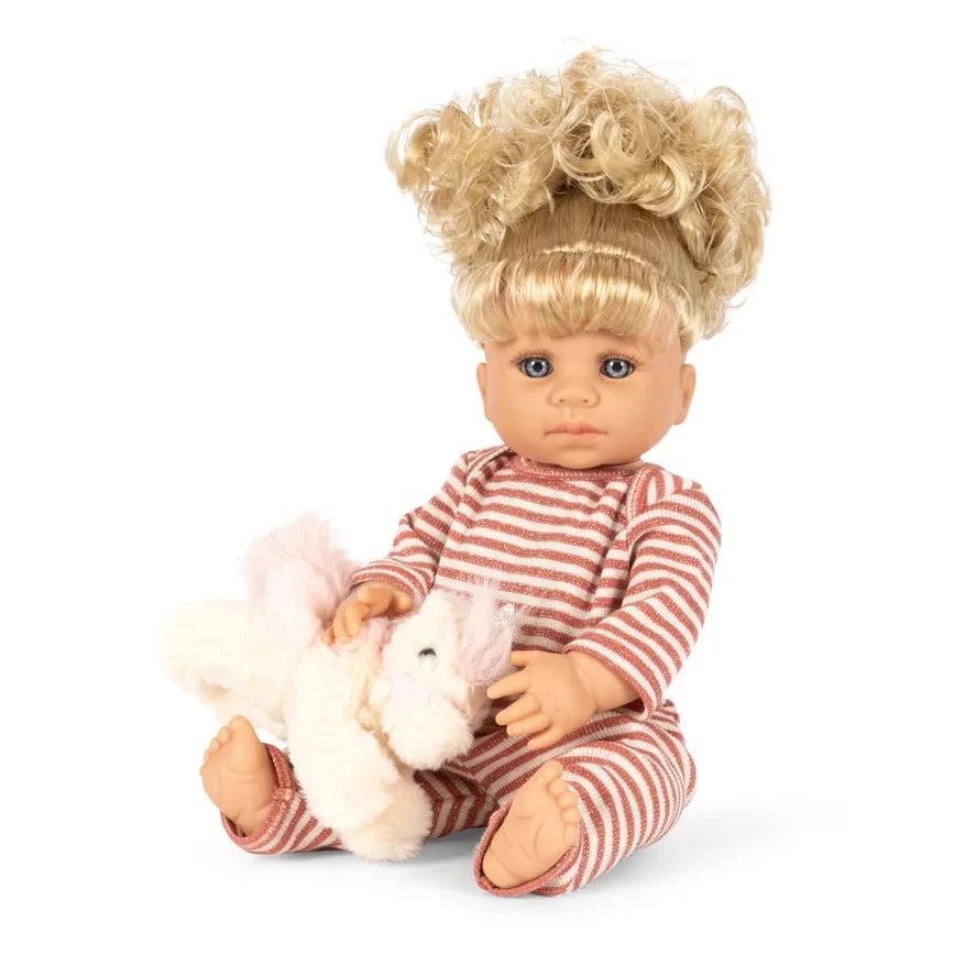 Konges Sløjd Noemi Unicorn Doll pop Rose Cream Stripe