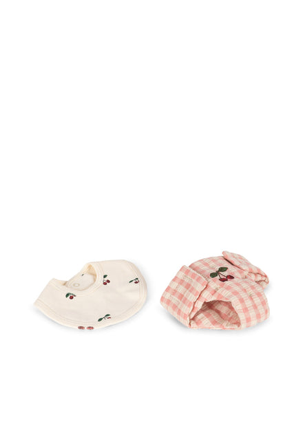 Konges Sløjd Poppenkoffer Baby Doll Nursery Suitcase Pink Check, zesde productfoto op witte achtergrond
