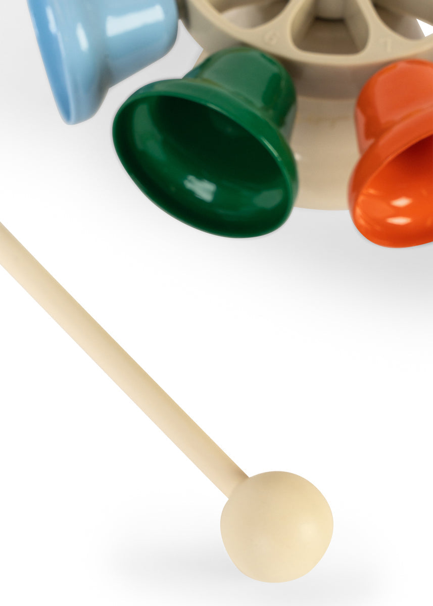 Konges Sløjd Muziekspeelgoed Bells All Around Multi, derde productfoto op witte achtergrond