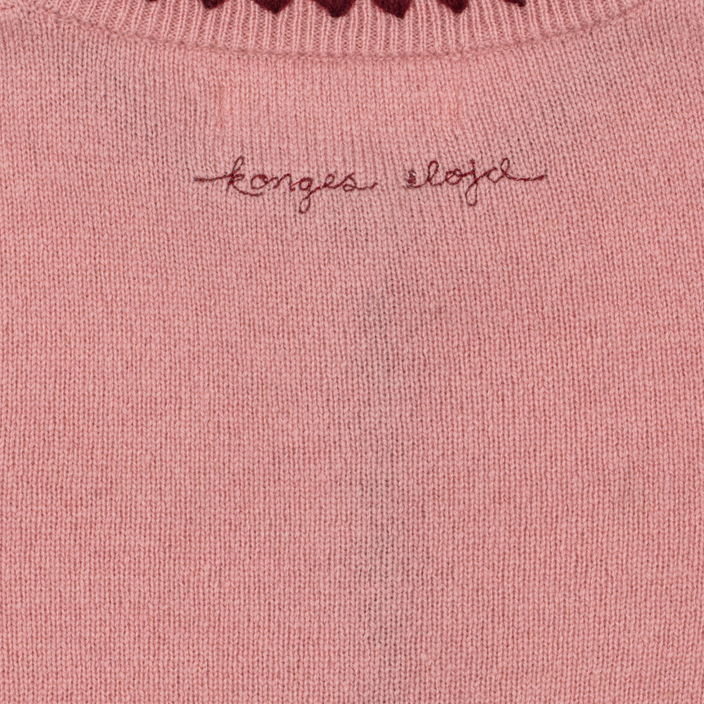 Konges Sløjd Vestje Collette Cardigan Pale Blush, detailfoto