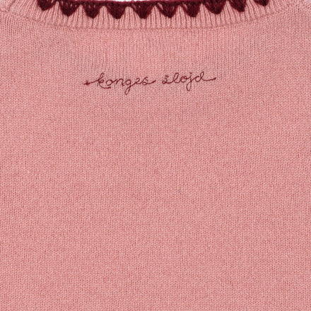 Konges Sløjd Gebreide Jurk Collette Dress Pale Blush, detailfoto