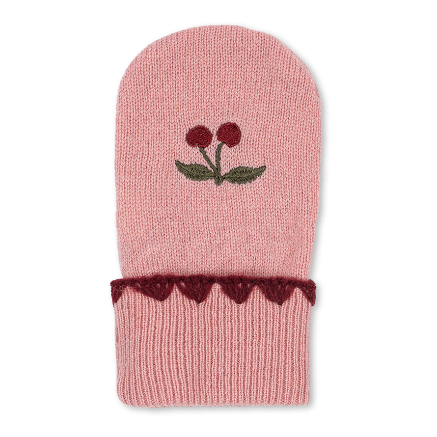 Konges Sløjd Wanten Collette Mittens Pale Blush, detailfoto