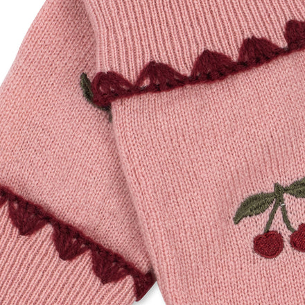 Konges Sløjd Wanten Collette Mittens Pale Blush, tweede detailfoto