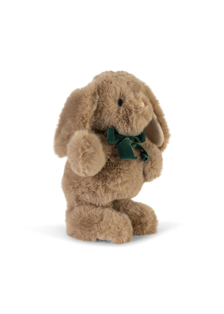 Konges Sløjd Knuffel Dancing & Talking Bunny Toy Off White, vierde productfoto op witte achtergrond