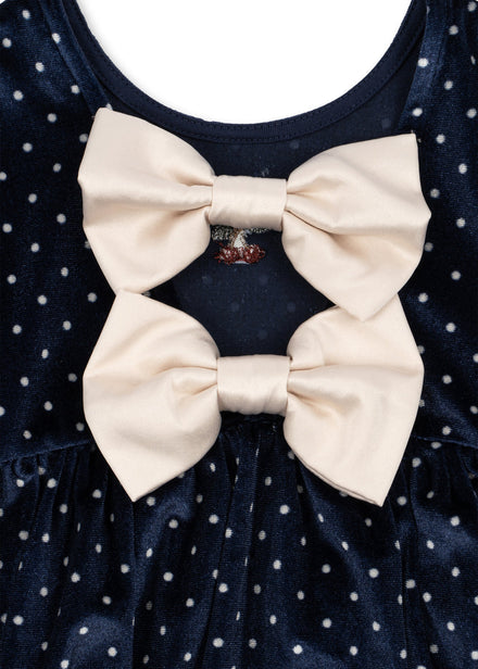 Konges Sløjd Jurk Ditzy Dress GRS Ditzy Dot, derde productfoto op witte achtergrond