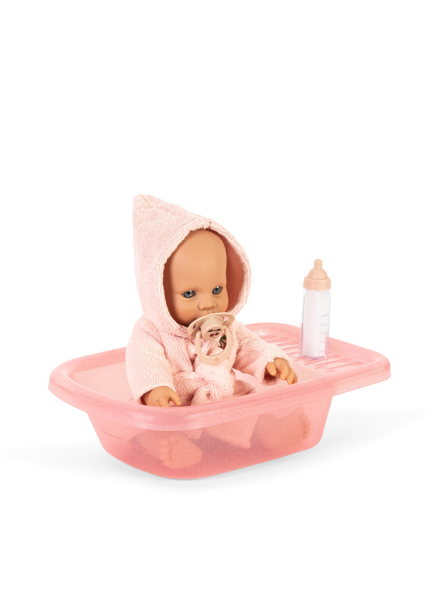Konges Sløjd Pop Isola Doll Bath Set Cherry, tweede productfoto op witte achtergrond