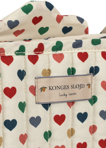 Konges Sløjd Poppenbuggy Doll Stroller Coeur Coloré, vierde productfoto op witte achtergrond