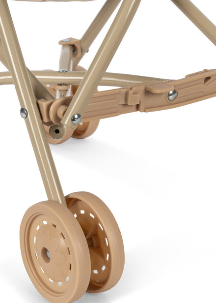 Konges Sløjd Poppenbuggy Doll Stroller Coeur Coloré, zesde productfoto op witte achtergrond