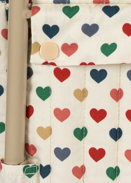 Konges Sløjd Boodschappentrolley Kids Trolley Coeur Coloré, vijfde productfoto op witte achtergrond