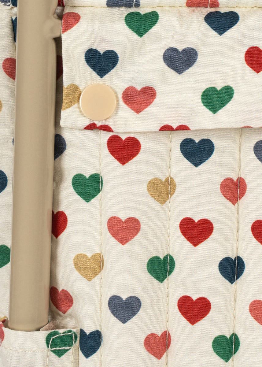 Konges Sløjd Boodschappentrolley Kids Trolley Coeur Coloré, vijfde productfoto op witte achtergrond