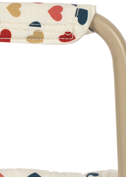 Konges Sløjd Boodschappentrolley Kids Trolley Coeur Coloré, zesde productfoto op witte achtergrond