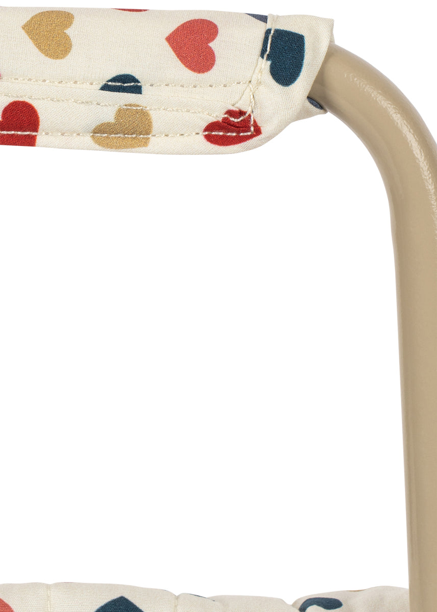 Konges Sløjd Boodschappentrolley Kids Trolley Coeur Coloré, zesde productfoto op witte achtergrond