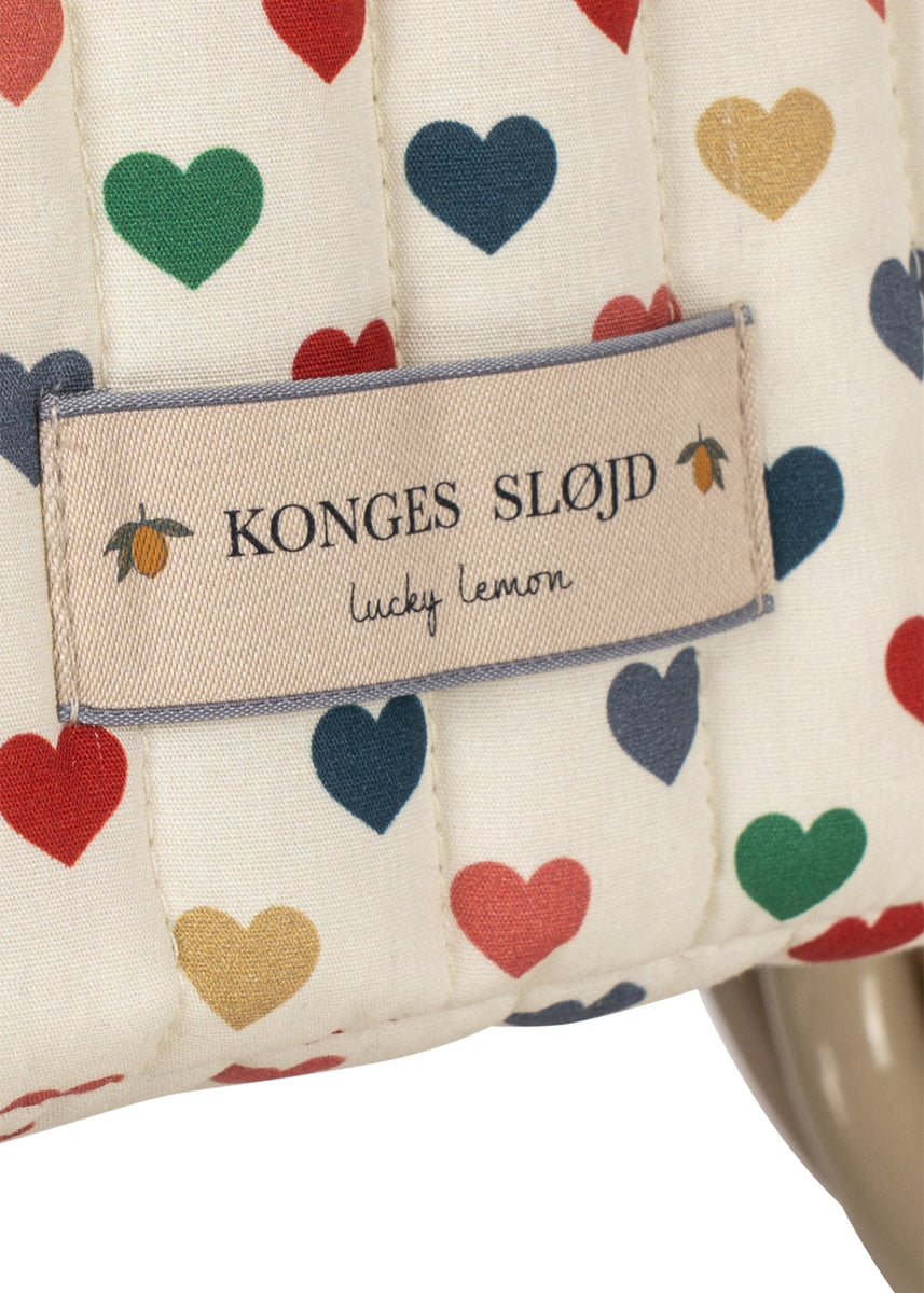 Konges Sløjd Boodschappentrolley Kids Trolley Coeur Coloré, achtste productfoto op witte achtergrond