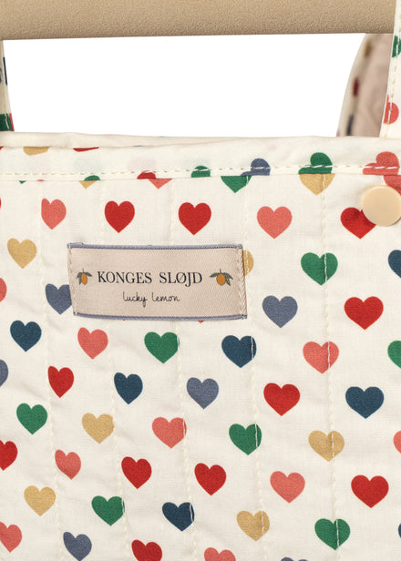 Konges Sløjd Poppenwagen Minnie Doll Pram Coeur Coloré, vijfde productfoto op witte achtergrond