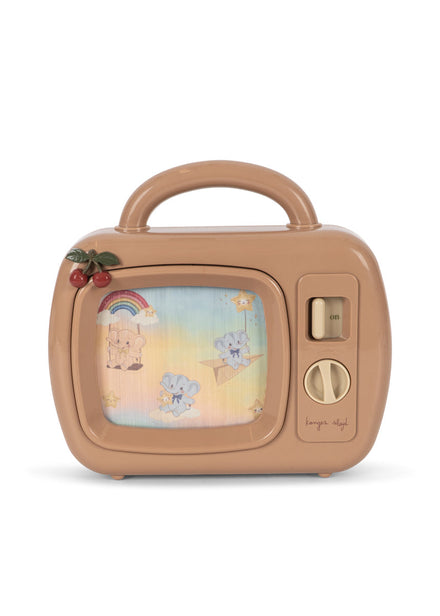 Konges Sløjd Muziekspeelgoed My Melody TV Cherry, tweede productfoto op witte achtergrond