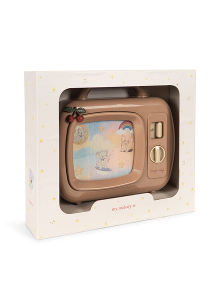 Konges Sløjd Muziekspeelgoed My Melody TV Cherry, derde productfoto op witte achtergrond