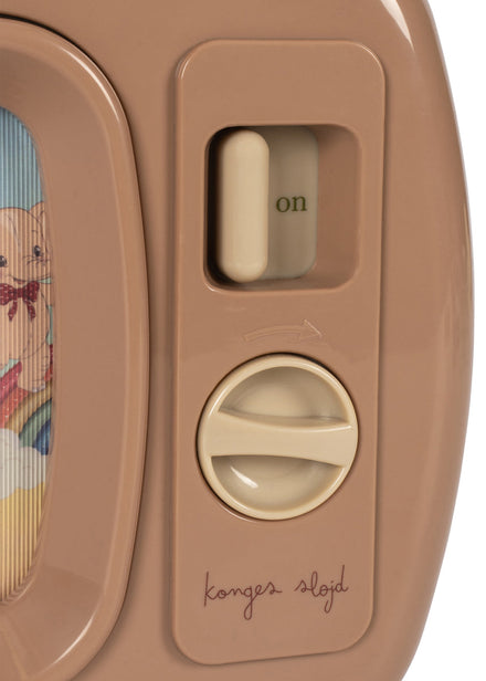 Konges Sløjd Muziekspeelgoed My Melody TV Cherry, vijfde productfoto op witte achtergrond