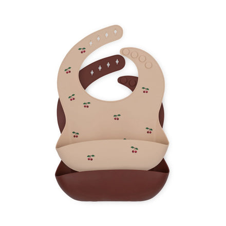Konges Sløjd Siliconen Slab 2-Pack | Cherry / Mocca