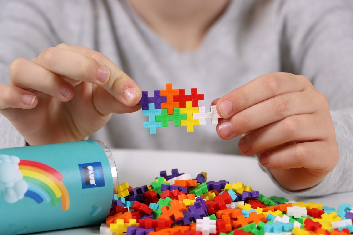 Plus Plus Tube | Regenboog