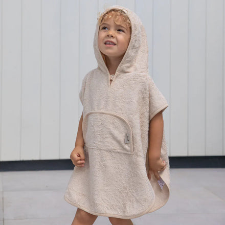 Timboo Poncho Met V-Hals Bamboo 4-6Y | Jungle Green