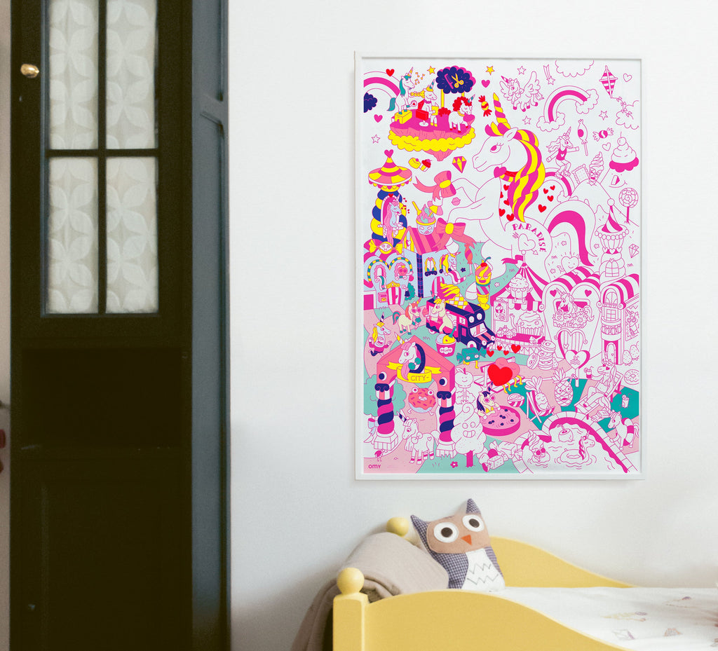 Omy Gigantische Kleurposter | Lily