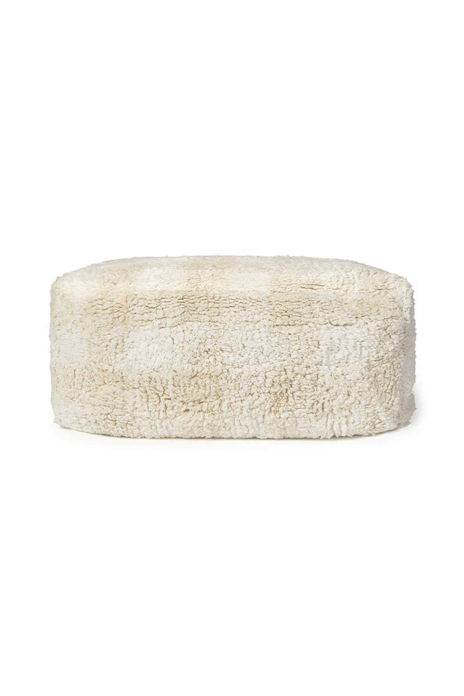 Lorena Canals Pouffe | Vichy Ivory