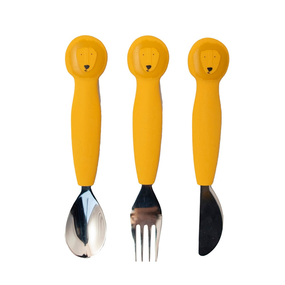 Trixie Silicone Bestek Set 3-Pack | Mr. Lion