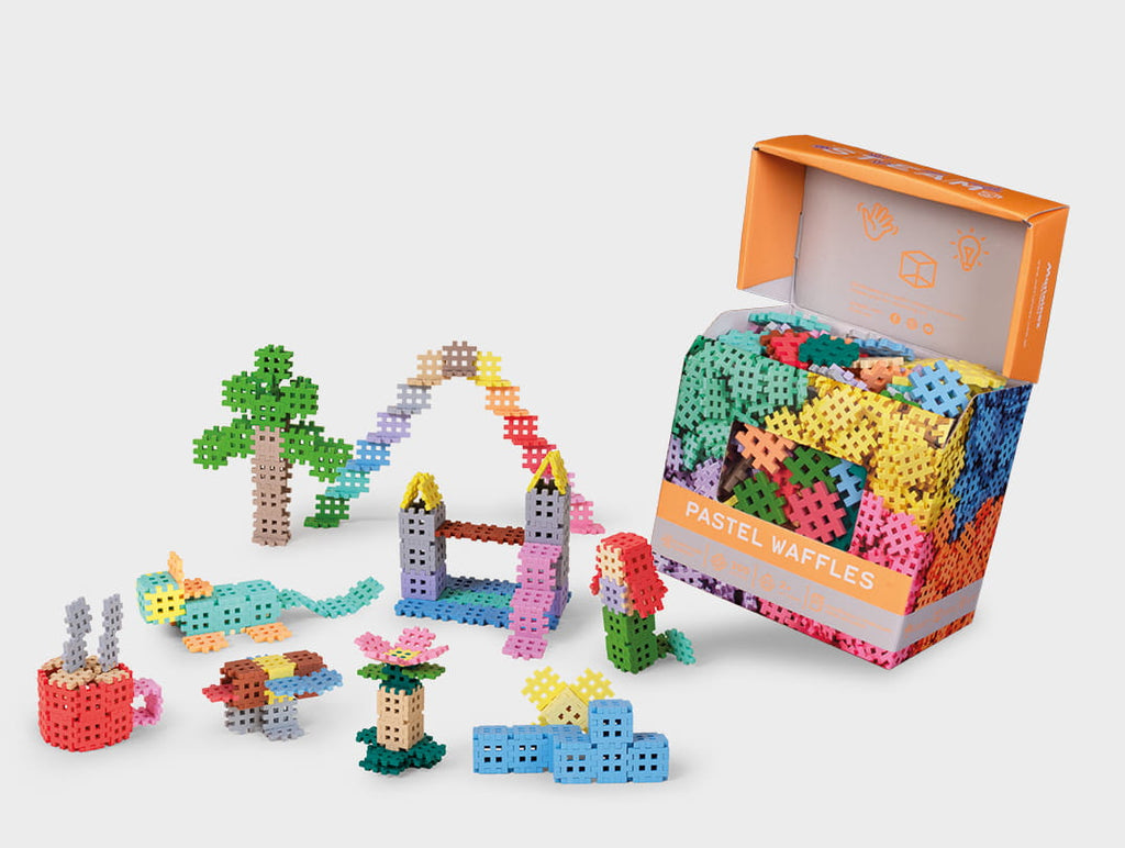 Marioinex Mini Waffle Pastel | 300 Pcs