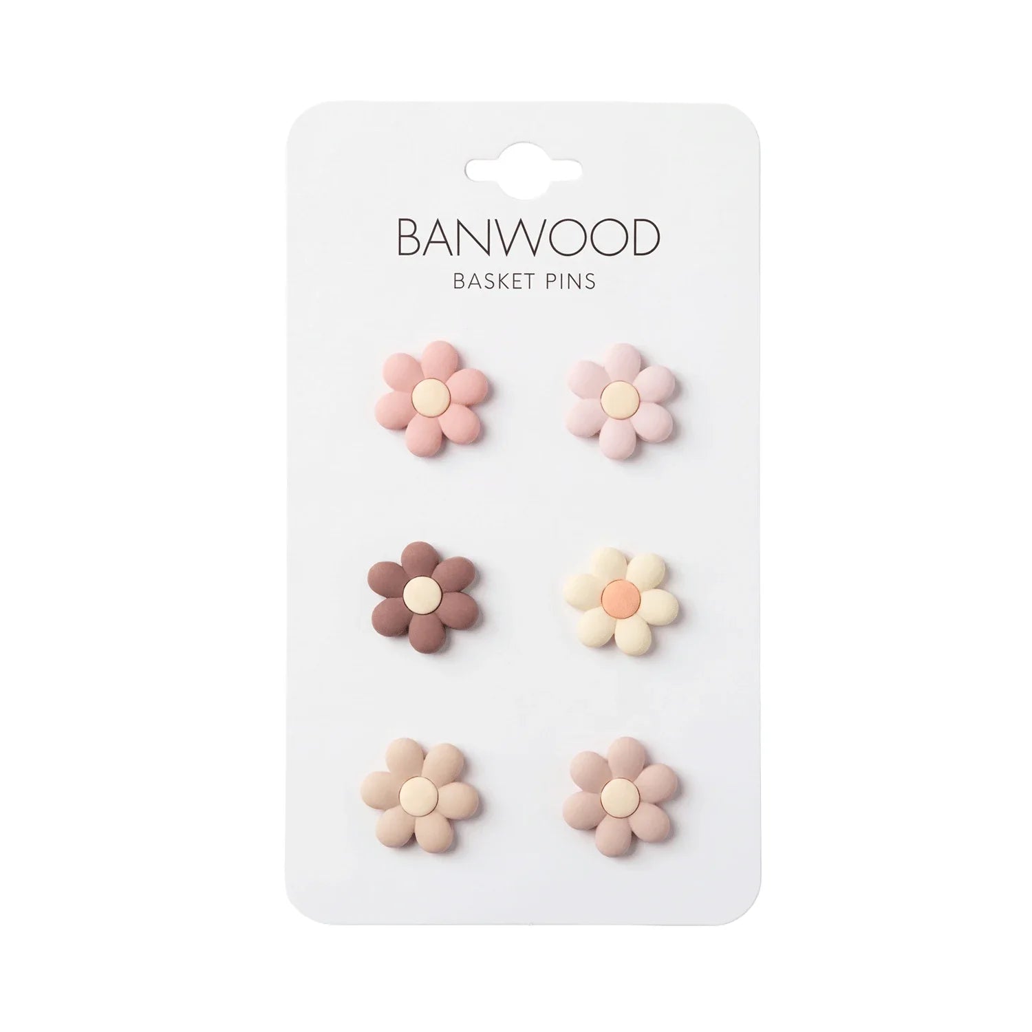 Banwood Pins voor Fietsmandje | Flowers