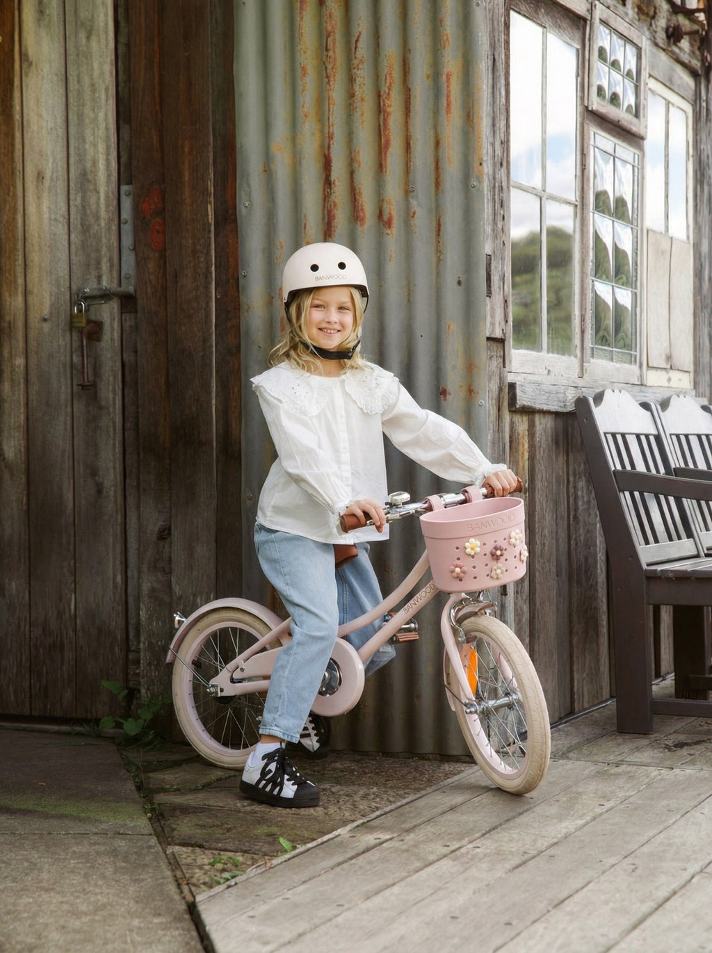 Banwood Pins voor Fietsmandje | Flowers