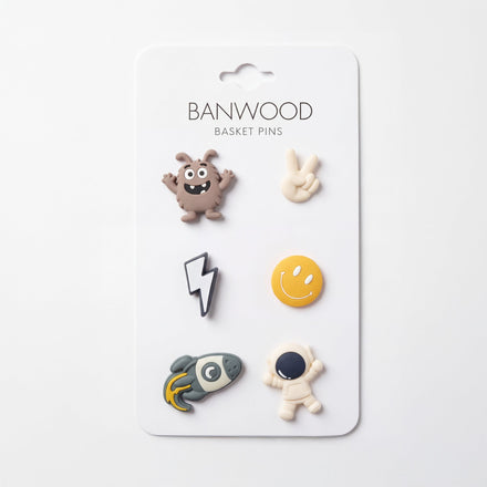 Banwood Pins voor Fietsmandje | Space