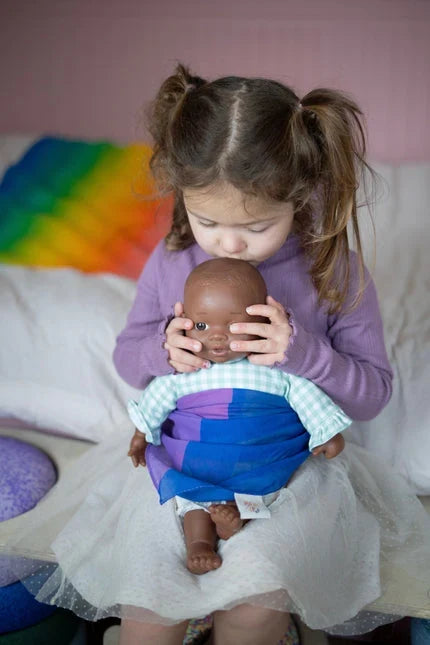 Pit & Play Regenboog Speeldoek van zacht en ademend PlayCotton voor open einde spel, uit het assortiment van De Gele Flamingo
