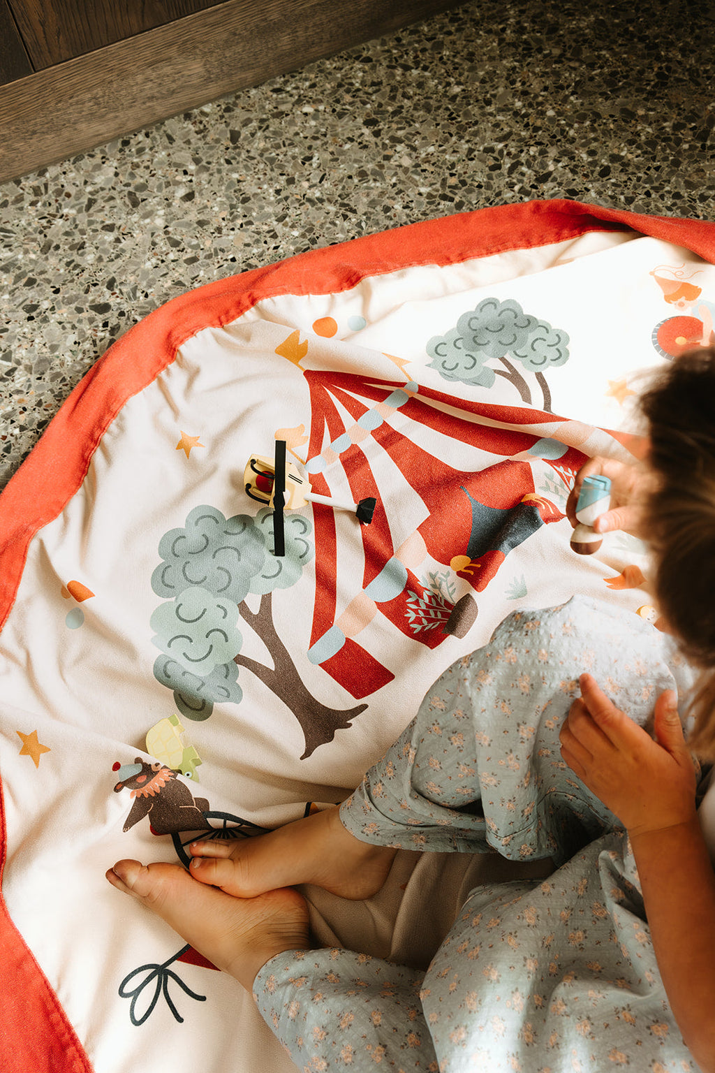 Play & Go Opbergzak & Speelmat | Circus