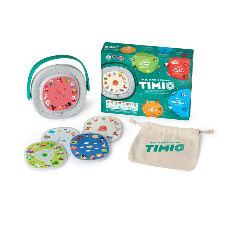 Timio Audio-en Muziekspeler + GRATIS Kerstdisc | Woordjes, Talen, Getallen +2 jaar