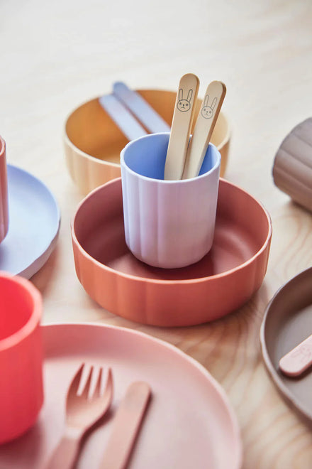 * OYOY Living Bord en Bowl | Rose / Apricot