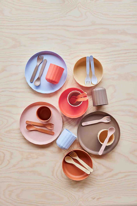 * OYOY Living Bord en Bowl | Rose / Apricot