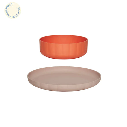 * OYOY Living Bord en Bowl | Rose / Apricot