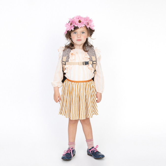 * Jeune Premier Boekentas Ralphie Leopard | Cherry