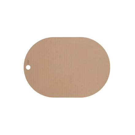 OYOY Siliconen Set 2 Placemats Ribbo | Camel