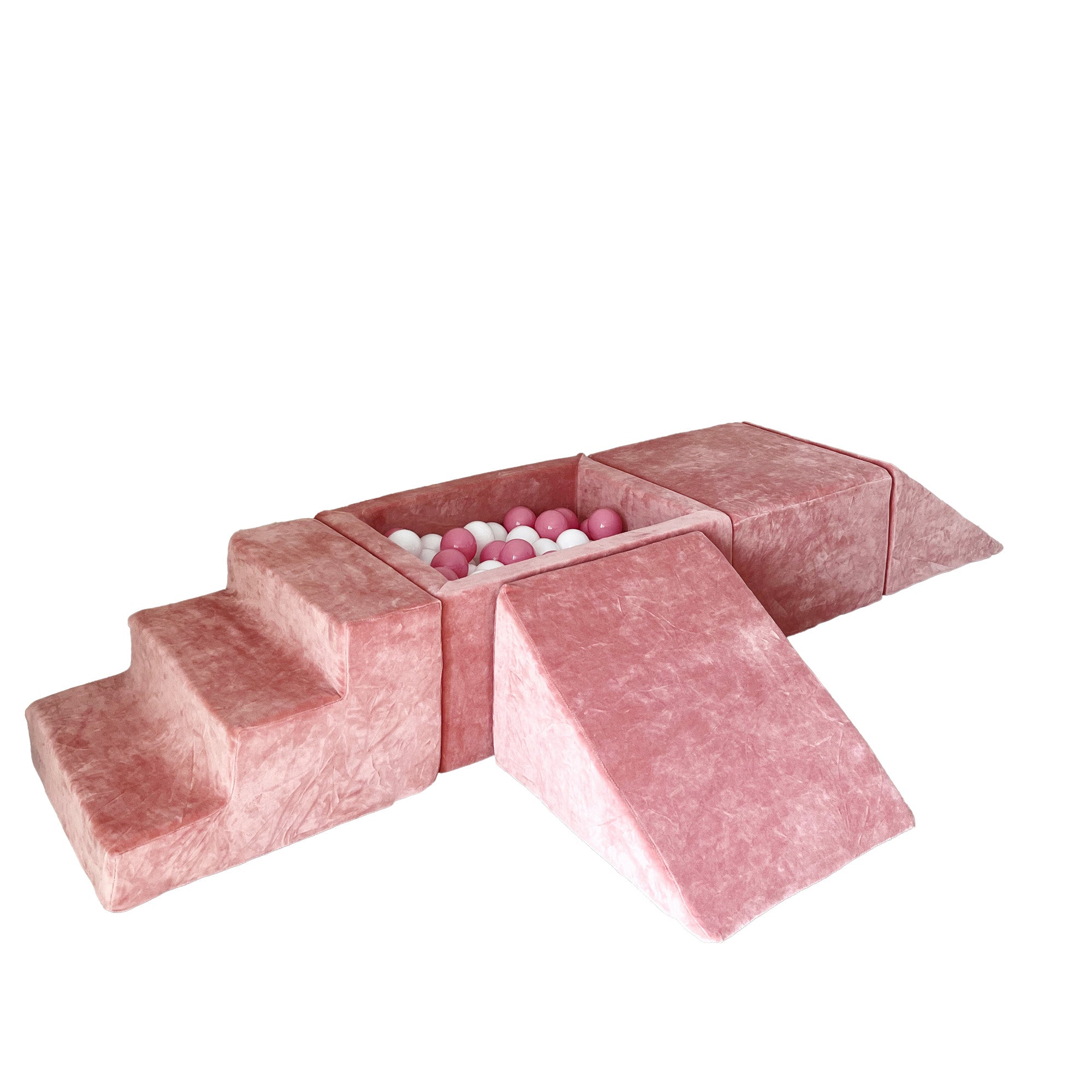 Moje Ballenbad & Playset Elementen 4st Soft Velvet | Raspberry Pink