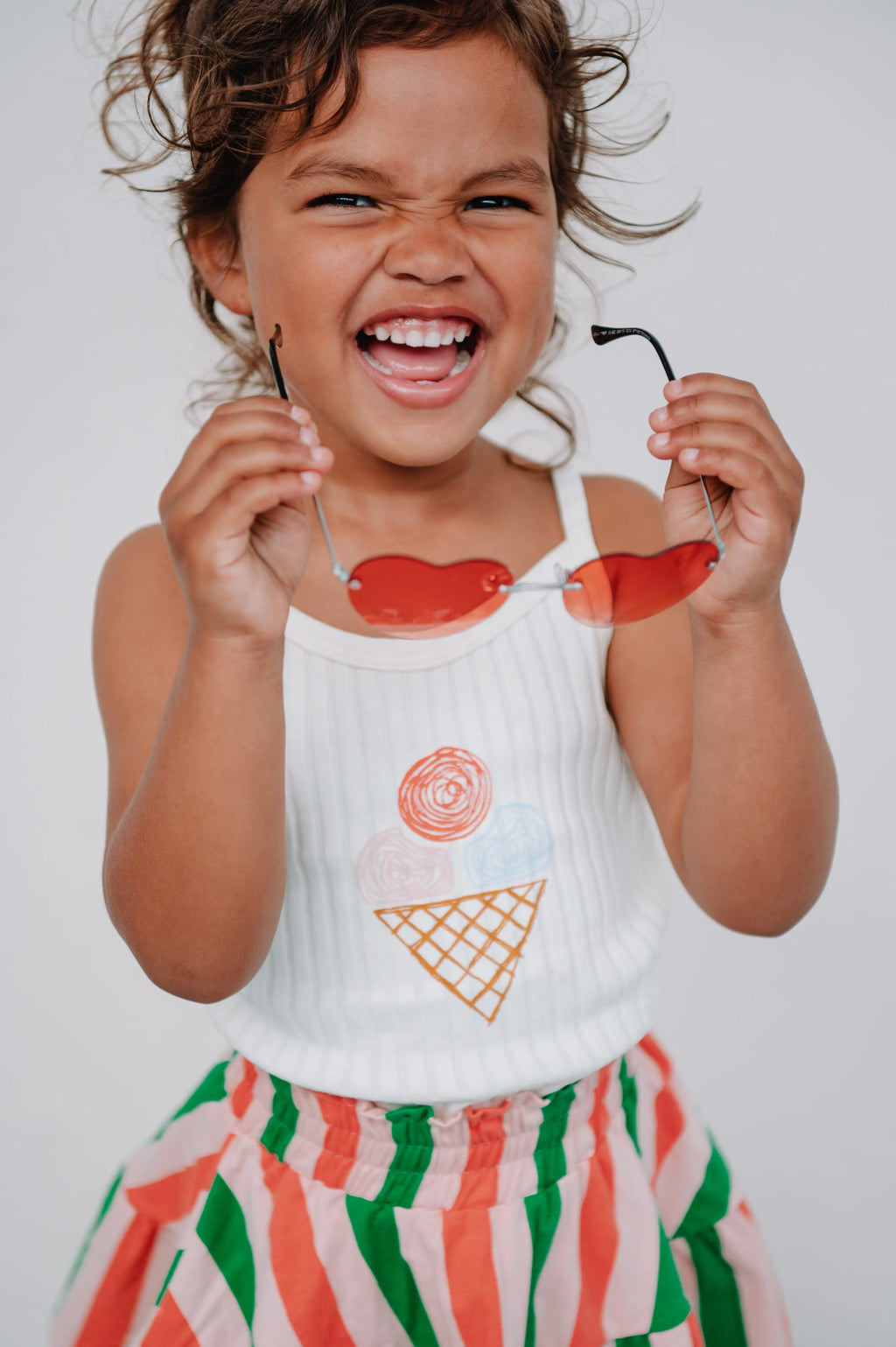 Sproet & Sprout Strap Top | Girls Ice Cream*