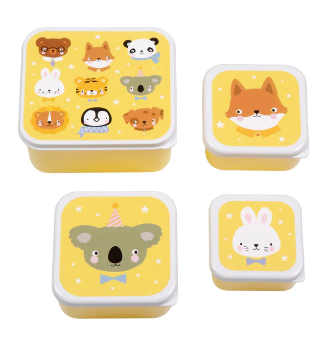 A Little Lovely Company Lunch & Snack Box Set | Dierenvriendjes